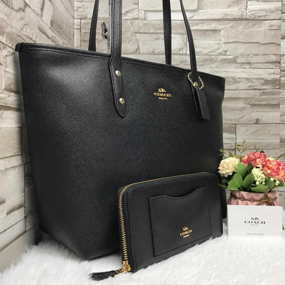 👜COACH SET🌺 CITY ZIP TOTE & WALLET - Picture 3 of 8